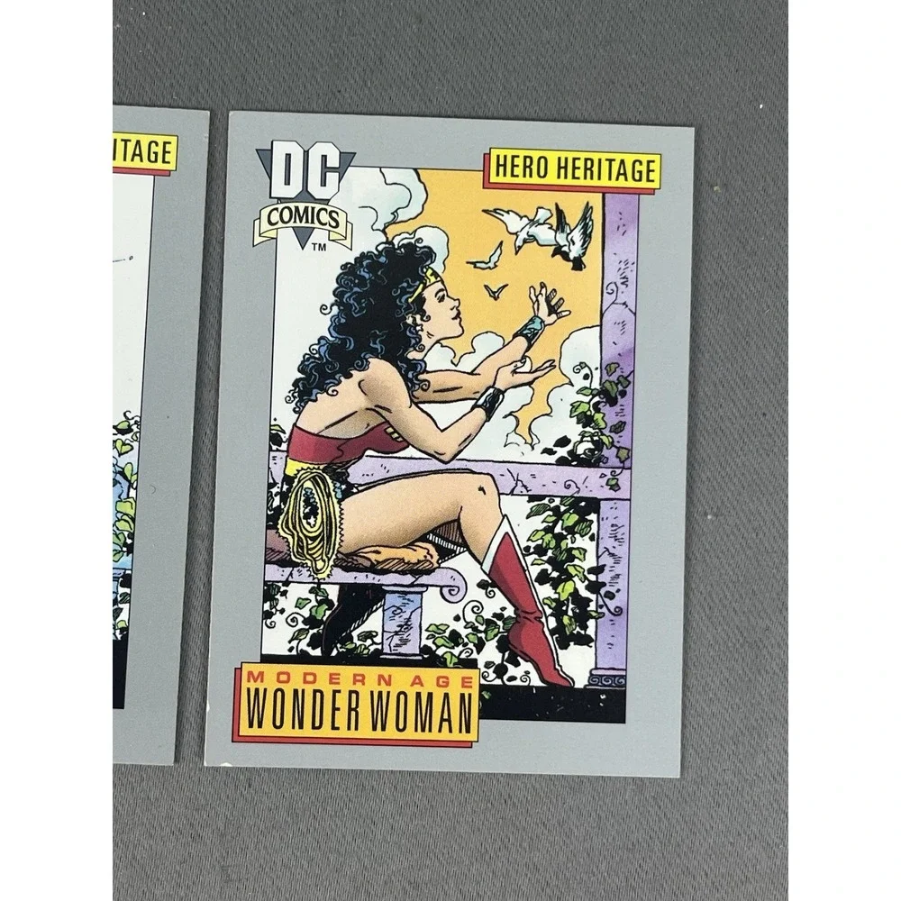 1991 DC Comic Cards WONDER WOMAN Hero Heritage Set Of 3